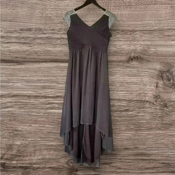 💟Grey  High Low Dress - Picture 5 of 16